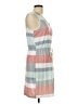 Shein Stripes Gray Casual Dress Size L - photo 4