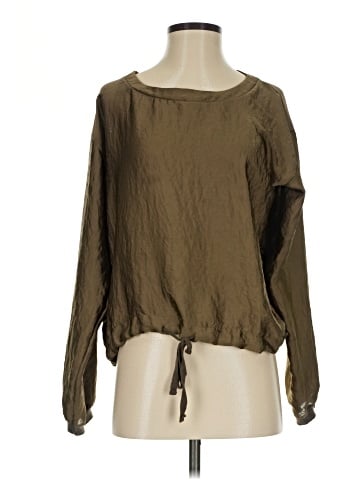 Zara W&B Collection Long Sleeve Blouse (view 1)