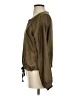 Zara W&B Collection Green Long Sleeve Blouse Size S - photo 5
