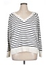 Old Navy Stripes White Pullover Sweater Size XL - photo 1
