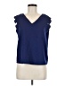 Shein 100% Polyester Blue Sleeveless Top Size 6 - photo 1