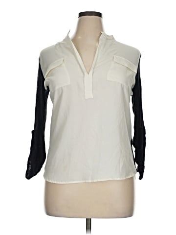Bar III 3/4 Sleeve Blouse (view 1)