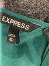 Express 100% Polyester Solid Green Casual Dress Size XS - photo 7