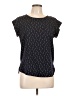 Assorted Brands 100% Polyester Black Short Sleeve Top Size L - photo 1