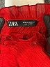 Zara 100% Polyester Red Short Sleeve Blouse Size XS - photo 7