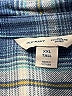 Old Navy 100% Cotton Plaid Blue Long Sleeve Button-Down Shirt Size XXL - photo 7