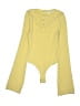 LIVE THE PROCESS Yellow Bodysuit Size S - photo 1