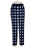 Banana Republic 100% Polyester Checkered-gingham Blue Casual Pants Size 8 - photo 1