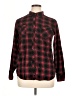 Hot Topic Plaid Red Long Sleeve Button-Down Shirt Size XL - photo 1