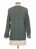 J.Jill Polka Dots Teal Green 3/4 Sleeve Button-Down Shirt Size S - photo 2