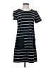 Gap Stripes Black Casual Dress Size S - photo 1