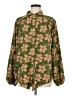 Assorted Brands Floral Green Long Sleeve Blouse Size M - photo 1