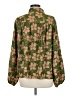 Assorted Brands Floral Green Long Sleeve Blouse Size M - photo 2