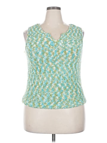 Villager Sport by Liz Claiborne Sleeveless Blouse (view 1)