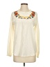 Assorted Brands 100% Cotton Ivory Long Sleeve Blouse Size S - photo 1