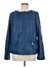 Marina Sport Blue Leather Jacket One size - photo 1
