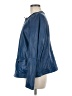 Marina Sport Blue Leather Jacket One size - photo 5