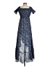 Lulus 100% Polyester Paisley Blue Casual Dress Size XS - photo 2