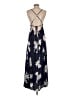 Shein 100% Polyester Floral Blue Casual Dress Size S - photo 2