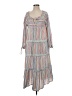 Warm Stripes Gray Casual Dress Size 0 (1) - photo 1