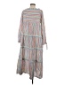 Warm Stripes Gray Casual Dress Size 0 (1) - photo 2