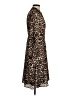 Equipment 100% Polyester Animal Print Brown Casual Dress Size 8 - photo 4