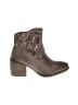 SEY Collection 100% Leather Brown Gray Ankle Boots Size 6 - photo 1