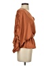 Ramy Brook 100% Polyester Brown 3/4 Sleeve Blouse Size XS - photo 4
