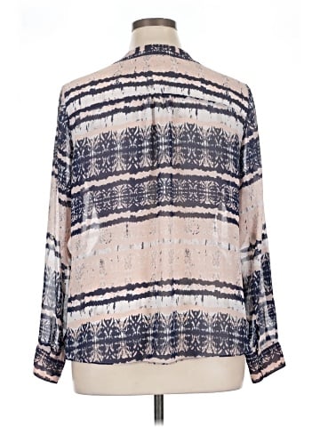 a.n.a. A New Approach Long Sleeve Blouse (view 2)