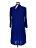 Annalee + Hope Solid Blue Casual Dress Size M - photo 2