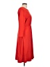 L.K. Bennett Solid Red Casual Dress Size 12 - photo 4