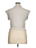 DKNY Jeans Tan Ivory Short Sleeve Top Size XL - photo 2