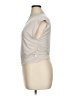 DKNY Jeans Tan Ivory Short Sleeve Top Size XL - photo 5