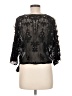 Alberto Makali 100% Polyester Black 3/4 Sleeve Blouse Size M - photo 2