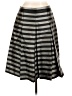 Halogen Stripes Gray Casual Skirt Size 12 - photo 1
