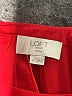 Ann Taylor LOFT Outlet 100% Polyester Red 3/4 Sleeve Blouse Size L (petite) - photo 7
