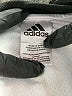Adidas 100% Polyester Silver Track Jacket Size 7 - photo 3
