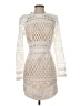 Missguided 100% Polyester Ivory Cocktail Dress Size 4 - photo 1