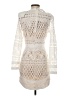 Missguided 100% Polyester Ivory Cocktail Dress Size 4 - photo 2