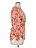 Dna Couture Floral Pink Long Sleeve Blouse Size XL - photo 4