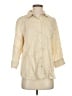 Chico's Tan 3/4 Sleeve Button-Down Shirt Size Sm (0.5) - photo 1
