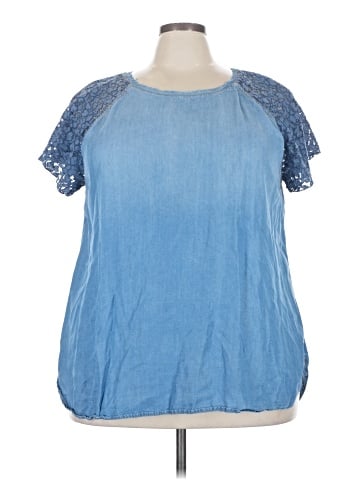 Free 2 luv Short Sleeve Blouse (view 1)