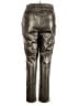 ESQUALO Metallic Silver Casual Pants Size 14 - photo 2