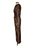MNG Animal Print Brown Casual Dress Size 2 - photo 5
