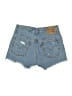 Levi's 100% Cotton Blue Denim Shorts Size 26 waist - photo 2