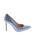 L.K. Bennett Color Block Blue Heels Size EU 38 1/2 - photo 1