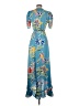 Sugarlips Tropical Blue Casual Dress Size XS - photo 2
