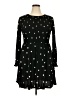 POPSUGAR Polka Dots Black Casual Dress Size XXL - photo 1