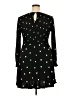 POPSUGAR Polka Dots Black Casual Dress Size XXL - photo 2