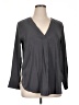 H&M Conscious 100% Polyester Gray 3/4 Sleeve Blouse Size 14 - photo 1